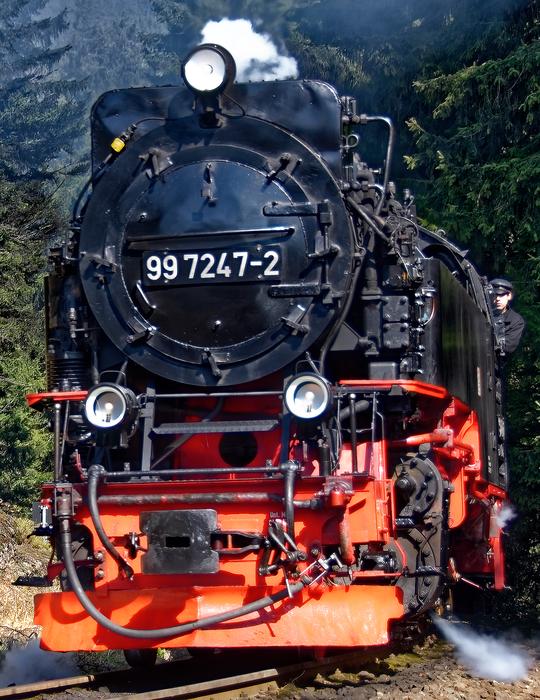 Steam Locomotive Narrow