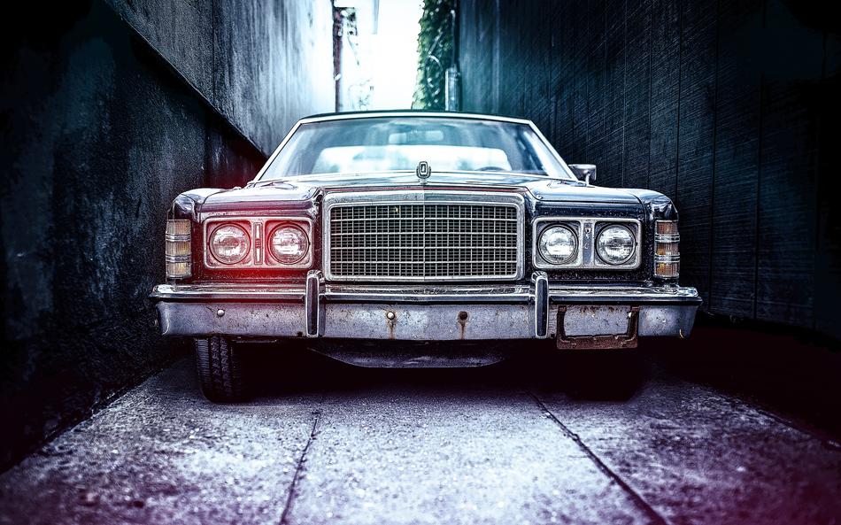 classical effects photo of car