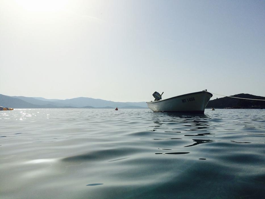 boat in the sea water