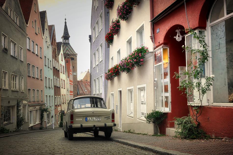 street of Landsberg, Germany