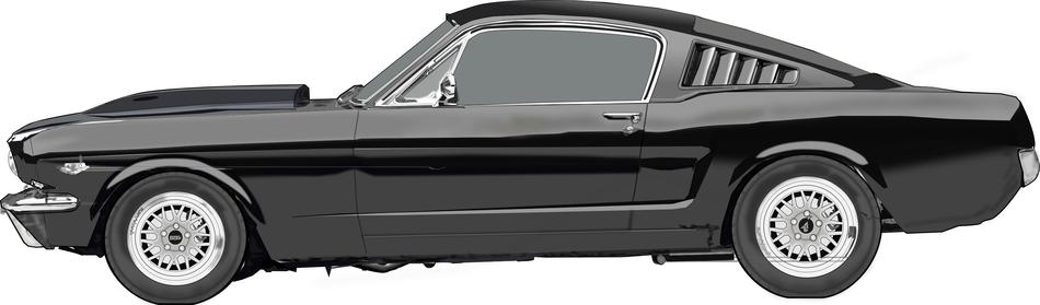 isolated Ford Mustang