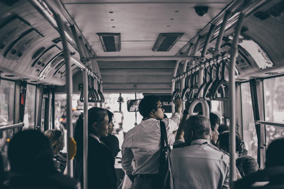 Bus with people