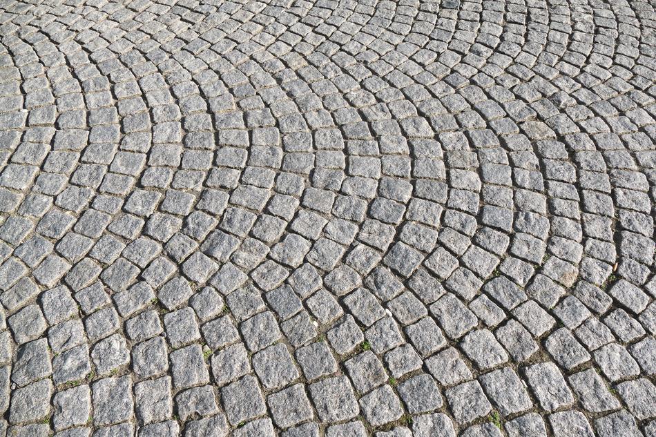 Cobblestones Paving city street