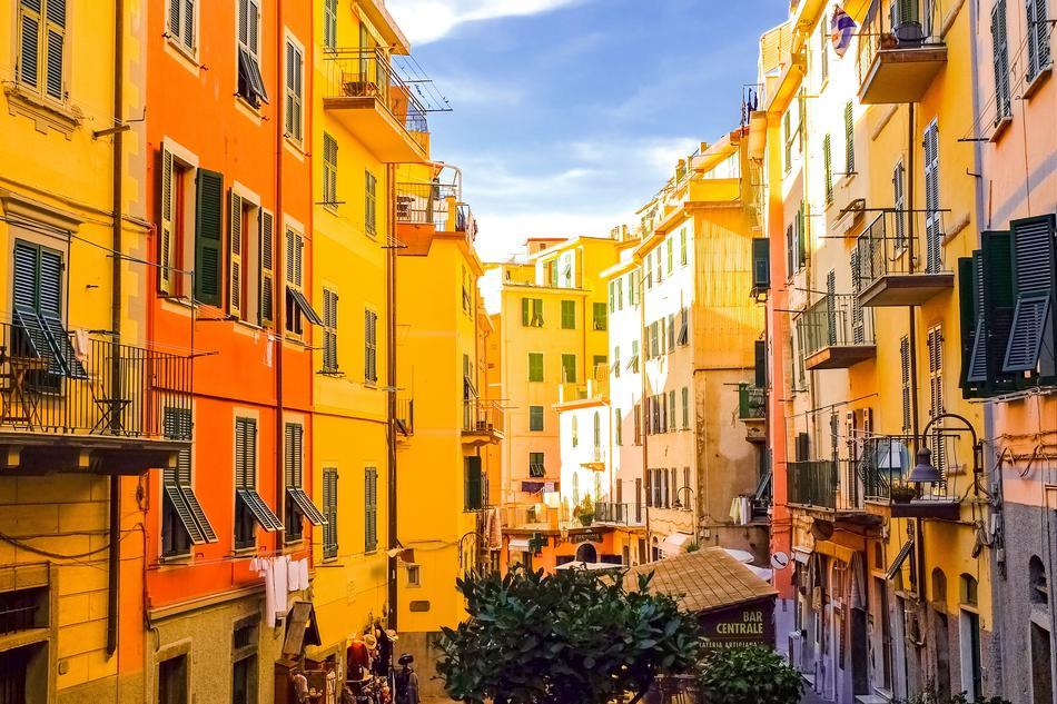 Manarola Village street