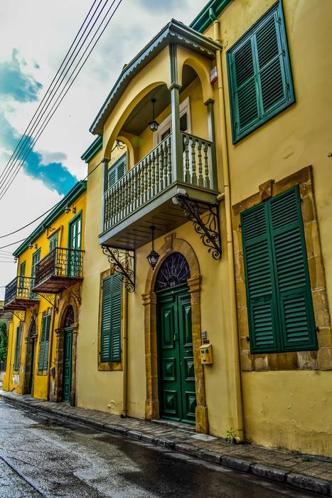 Neoclassic Street, lefkosia, cyprus