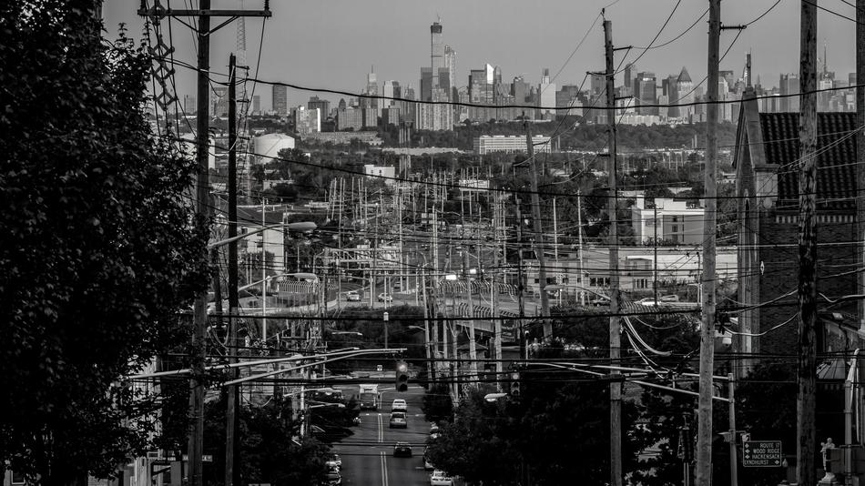 Road Cables over city street