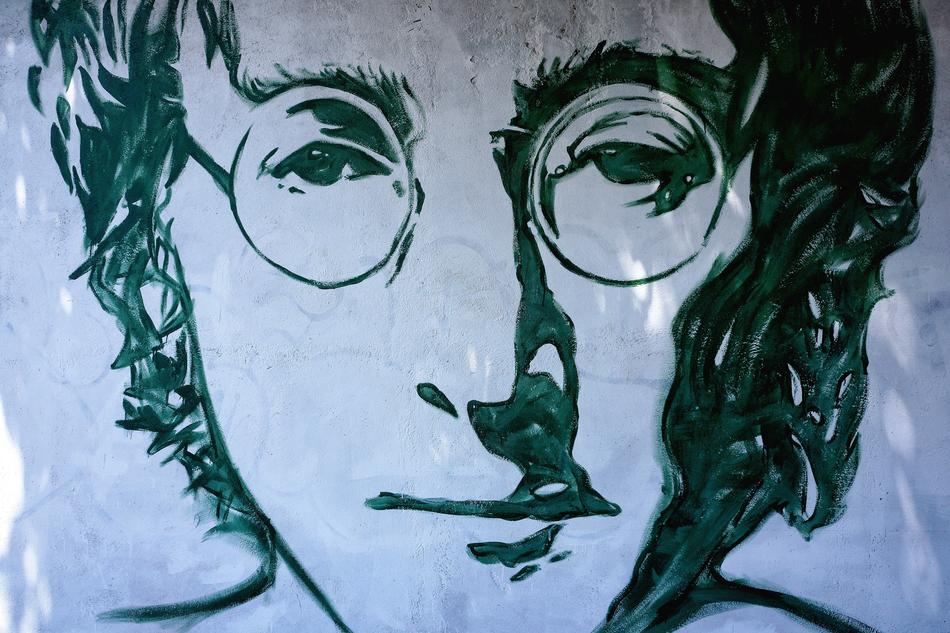 John Lennon as a Street Art