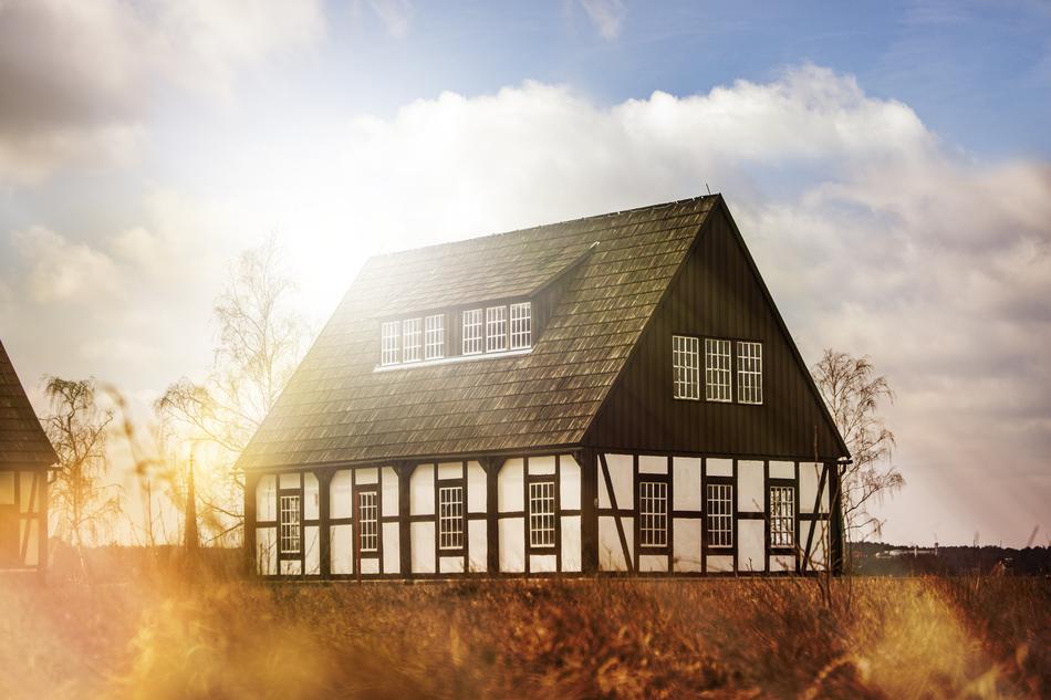 old house in the village
