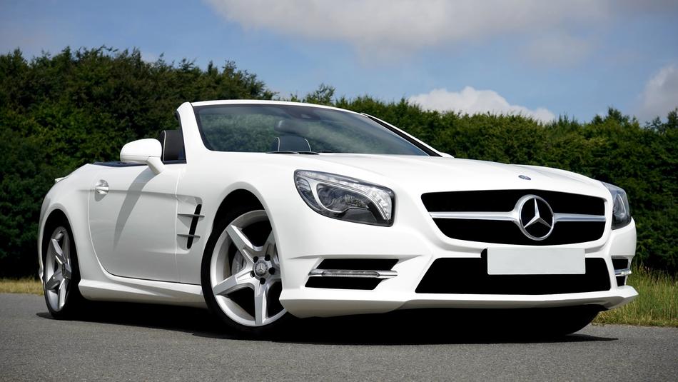 white Automotive Badge
