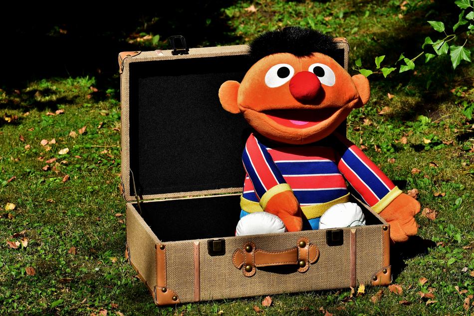 Briefcase doll toy