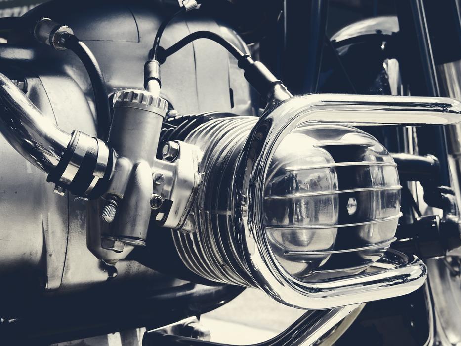 Old Past Antique motorcycle