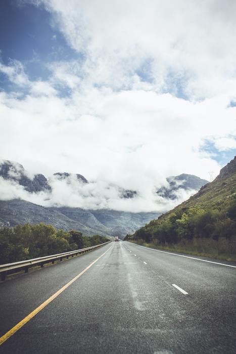 highway in Cape Town, Africa