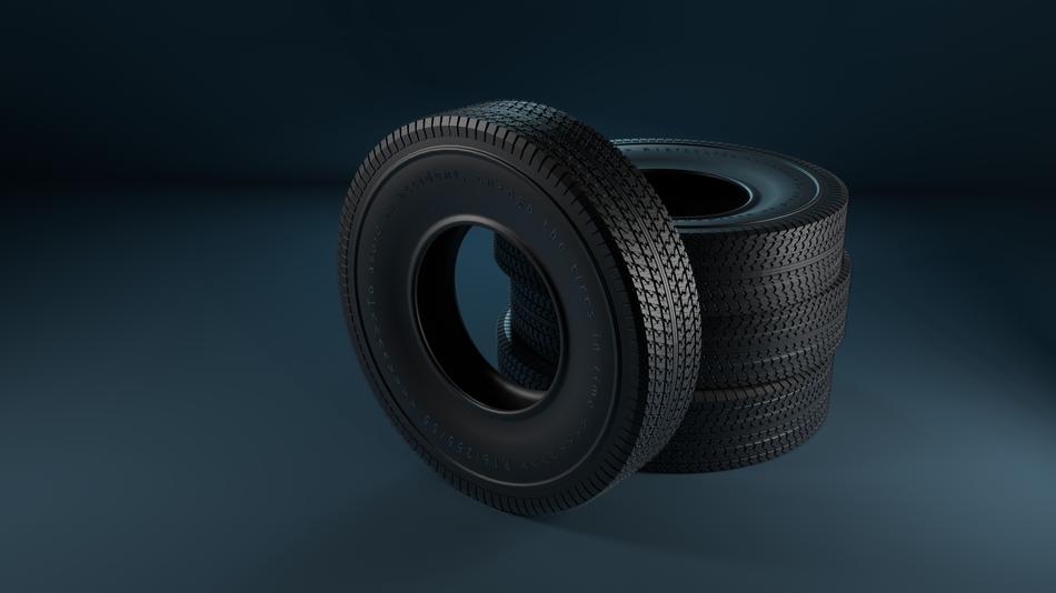3d models of the black car tires, clipart