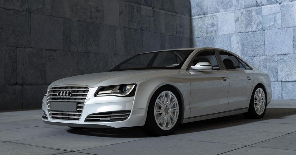 audi a8 how rendering