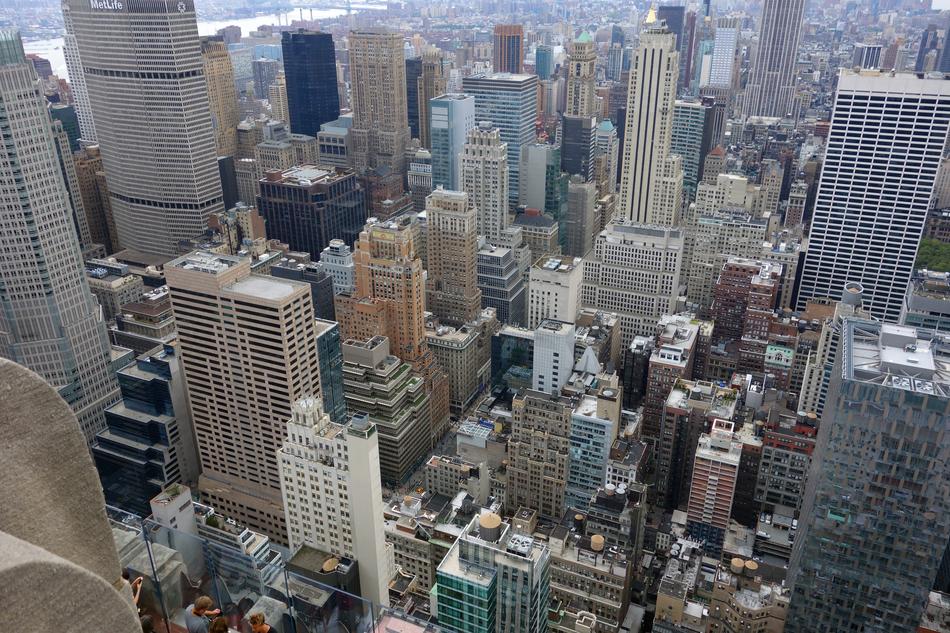 View of New York Street Canyon