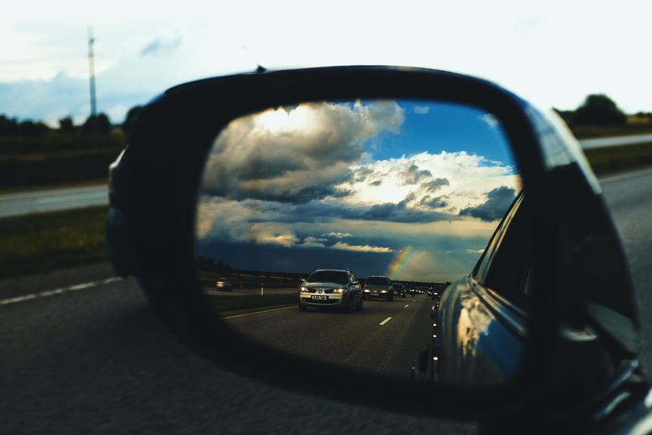Mirror Car sky