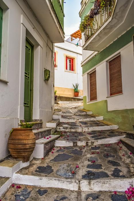 traditional architecture on Skopelos