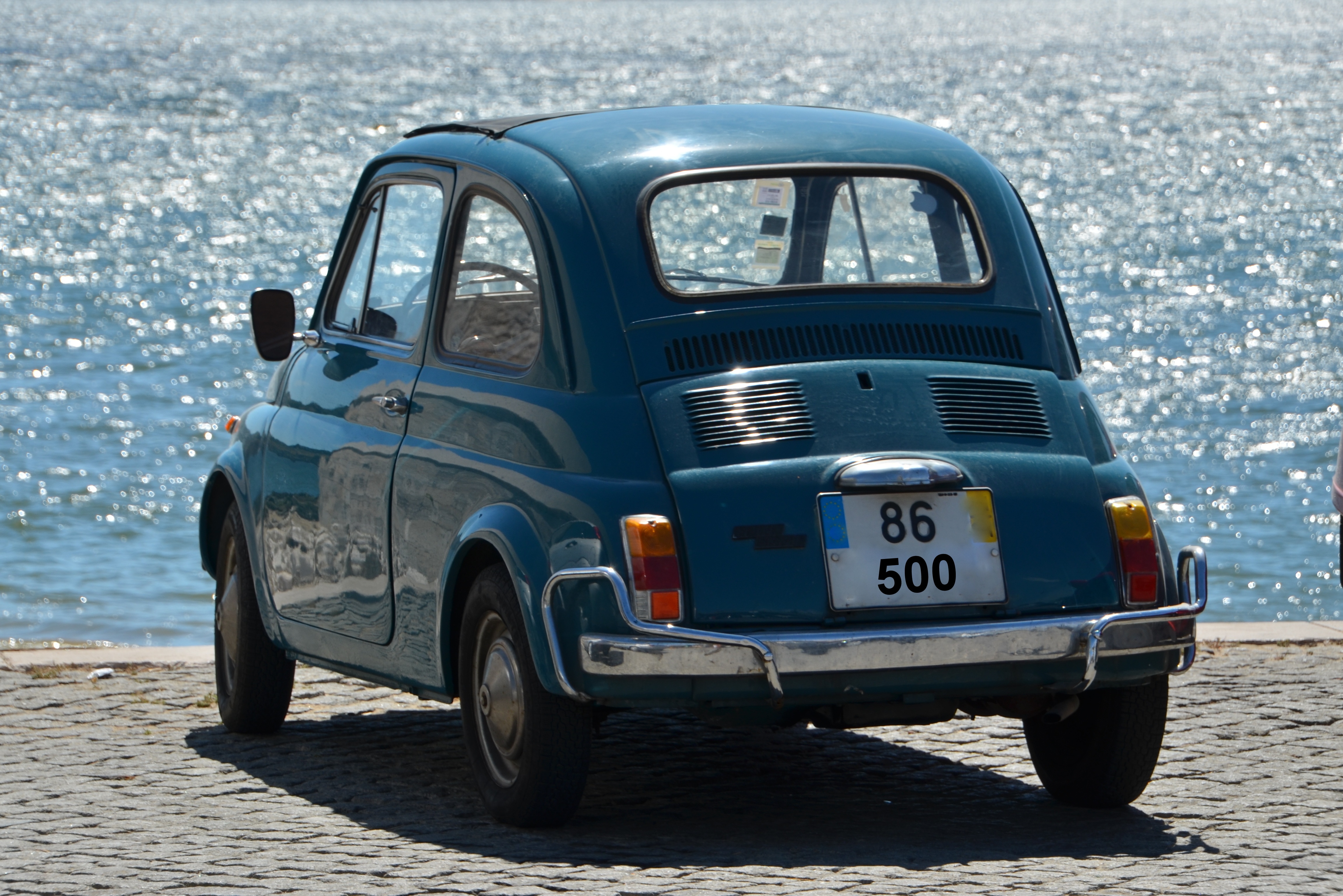 Fiat 500 Blue