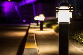 Bokeh Street Light lamp