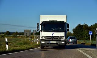 Truck on Road Traffic