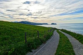 Landscape of Road Coast