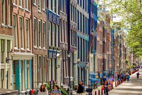 Street Amsterdam people
