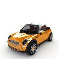 mini convertible driver car