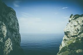 Corsica Sea France cliff