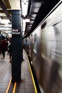 Subway Station Train in New York