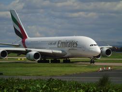 Emirates A380 aircraft