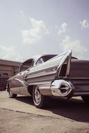 Oldtimer Chrome Vintage monochrome