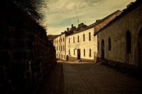 Street Cobblestone city