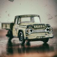 Auto Rally Transport as a miniature model