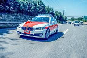 cantonal police car, zurich