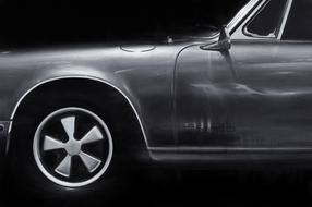porsche targa in the museum