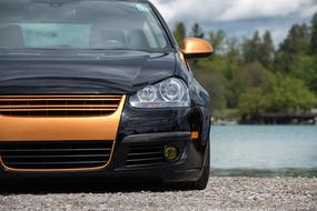 Auto black orange