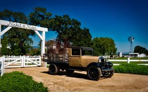 Winery Farm California car