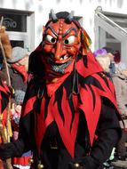 man in traditional costume at a festival in swabia