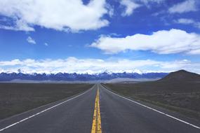 Road Countryside and sky