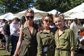 Goodwood Festival Vintage Race Girls