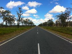 landscape of Australia Gregory Highway Road