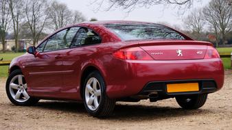 red Car Vehicle Transportation System