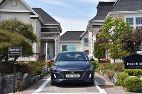 Hyundai Car Auto on street
