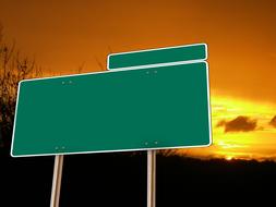 shield traffic board sign on street