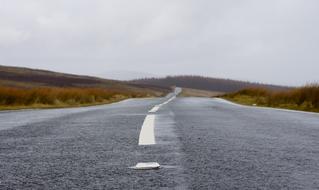 Road Pavement close-up