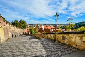 Prague Staircase street