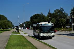 Metro Bus Stop in city, usa, Texas, Houston