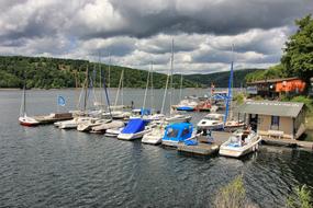 yacht at Port Waters Sea