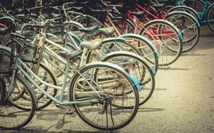 bicycle vintage bike on street