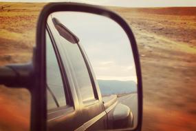 Roadtrip Desert mirror Reflection